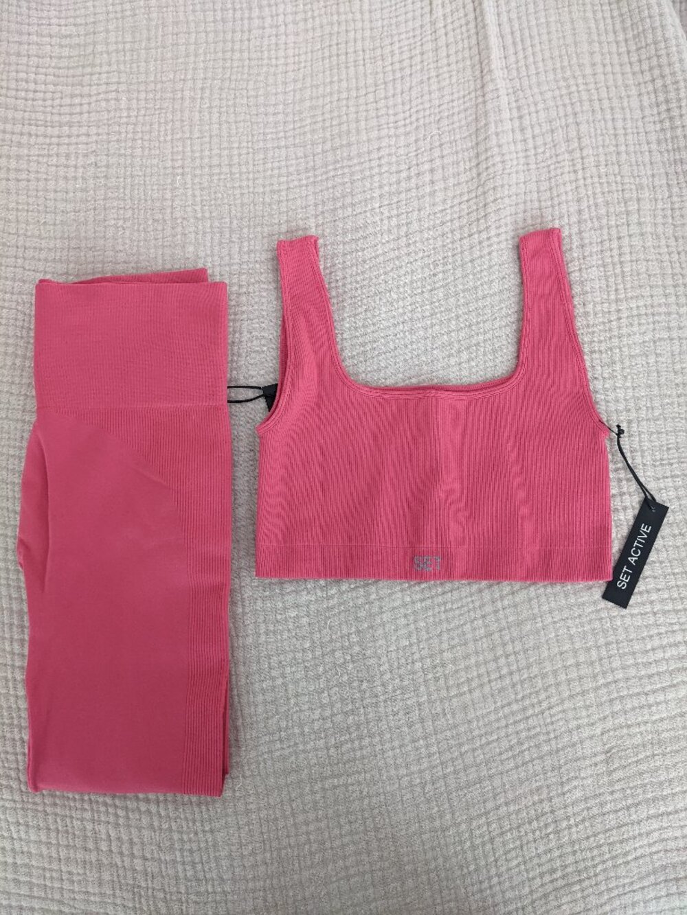 NWT Hot Pink Set Active Matching Yoga Set